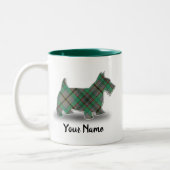 Tasse 2 Couleurs Clan écossais Craig Tartan Scottish Terrier (Gauche)