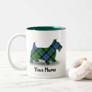 Tasse 2 Couleurs Clan écossais Forsyth Tartan Scottish Terrier