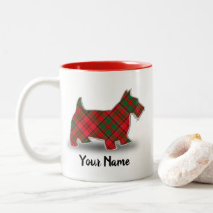 Tasse 2 Couleurs Clan écossais Grant Tartan Scottish Terrier