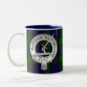 Tasse 2 Couleurs Clan Gunn Crest & Tartan