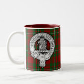 Tasse 2 Couleurs Clan MacGregor Crest & Tartan (Gauche)