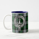 Tasse 2 Couleurs Clan MacKay Crest & Dress Tartan (Gauche)