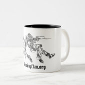 Tasse 2 Couleurs Clan SASGaming (Devant droit)