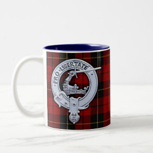 Tasse 2 Couleurs Clan Wallace Crest & Tartan