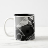Tasse 2 Couleurs Clarinet avec Partition (Gauche)