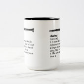 Tasse 2 Couleurs Clarinette définie (Centre)