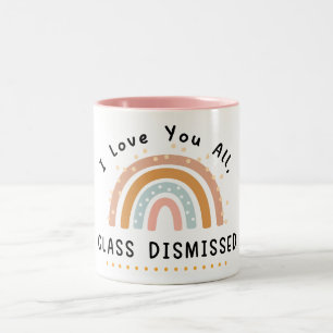 Tasse 2 Couleurs Classe d'amour arc-en-ciel colorée rejetée