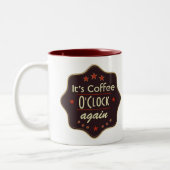 Tasse 2 Couleurs Classic Custom Text Retro Label (Gauche)