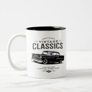 Tasse 2 Couleurs Classic vintage Black Street Rod