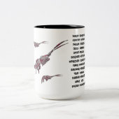Tasse 2 Couleurs Classification biologique pour un carcinologue (Centre)