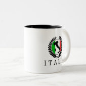Tasse 2 Couleurs Classique d'Italie (Devant droit)