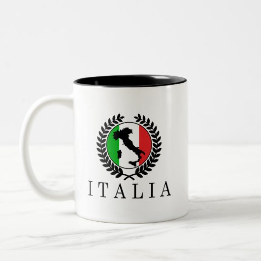Tasse 2 Couleurs Classique d'Italie (Gauche)