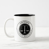 Tasse 2 Couleurs Classy Scales of Justice | Law Firm (Gauche)