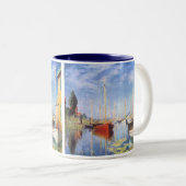 Tasse 2 Couleurs Claude Monet : Embarcations de plaisance à (Devant droit)