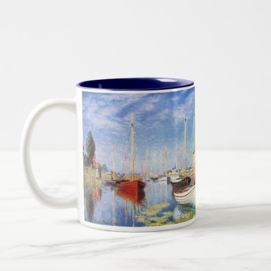 Tasse 2 Couleurs Claude Monet : Embarcations de plaisance à (Gauche)