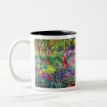 Tasse 2 Couleurs Claude Monet Garden à Giverny<br><div class="desc">Jardin de Giverny peint par Claude Monet en 1900.</div>