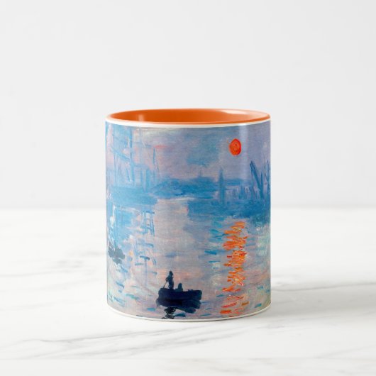 Tasse 2 Couleurs Claude Monet - Impression, lever de soleil (Centre)