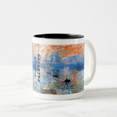 Tasse 2 Couleurs Claude Monet Impression, Sunrise (1872) (Devant droit)