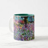Tasse 2 Couleurs Claude Monet : Iris dans le jardin de Monet (Devant gauche)