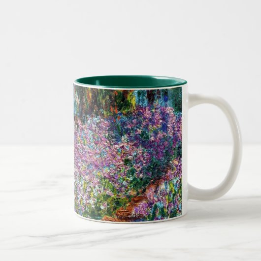 Tasse 2 Couleurs Claude Monet : Iris dans le jardin de Monet (Droit)