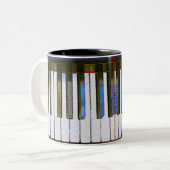 TASSE 2 COULEURS CLAVIER (Devant gauche)