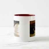 Tasse 2 Couleurs Clavier de piano élégant Musique (Centre)