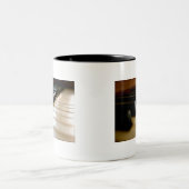 Tasse 2 Couleurs Clavier de piano élégant Musique (Centre)