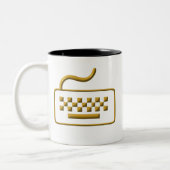 Tasse 2 Couleurs Clavier d'ordinateur (Gauche)