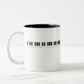 Tasse 2 Couleurs Clavier pour piano (Gauche)