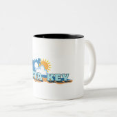 Tasse 2 Couleurs Clé de sièste (Devant droit)