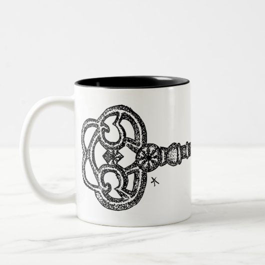 Tasse 2 Couleurs Clé de squelette (Gauche)