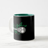 Tasse 2 Couleurs Clé de squelette (Devant gauche)