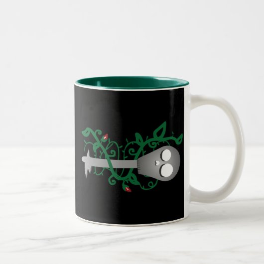 Tasse 2 Couleurs Clé de squelette (Droit)