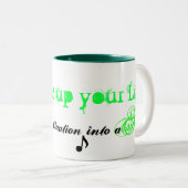 Tasse 2 Couleurs Clef-Note, musique, chanson… (Devant droit)