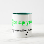 Tasse 2 Couleurs Clef-Note, musique, chanson… (Centre)
