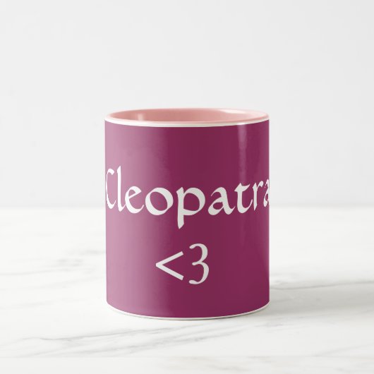 Tasse 2 Couleurs Cléopâtre, <3 (Centre)