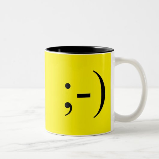Tasse 2 Couleurs Clin d'oeil (Droit)