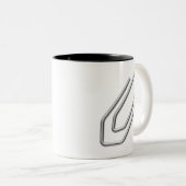 Tasse 2 Couleurs Clip papier (Devant droit)