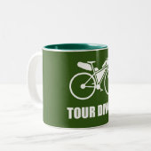 Tasse 2 Couleurs Clivage Bikepacking de visite (Devant gauche)
