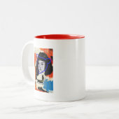 Tasse 2 Couleurs Clone abstrait orphelin du noir | Mk - projet Léda (Devant gauche)