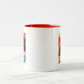 Tasse 2 Couleurs Clone abstrait orphelin du noir | Mk - projet Léda (Centre)