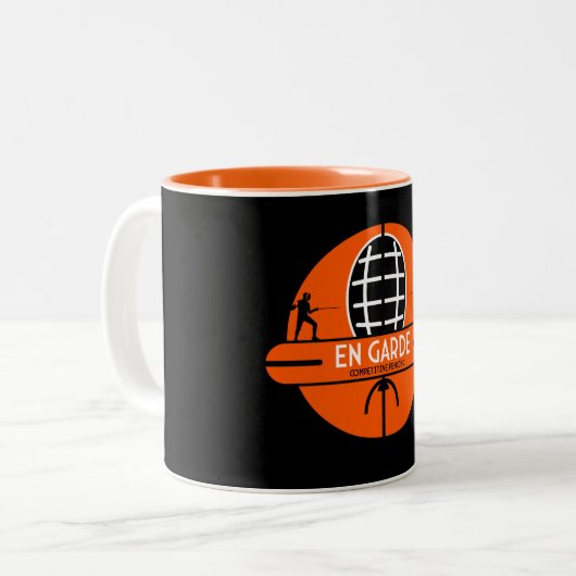 Tasse 2 Couleurs Clôture de l'épée concurrentielle (Devant gauche)