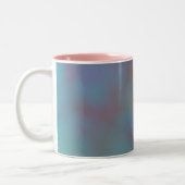 Tasse 2 Couleurs Cloud gris turquoise et violet abstrait (Gauche)