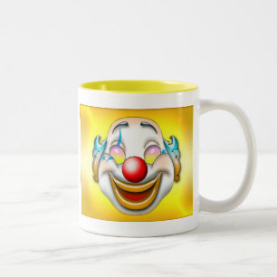 TASSE 2 COULEURS CLOWN