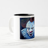 Tasse 2 Couleurs Clown : Mal (Devant gauche)