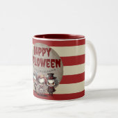 Tasse 2 Couleurs Clowns effrayants Carnaval d'Halloween Déplaisant (Devant droit)