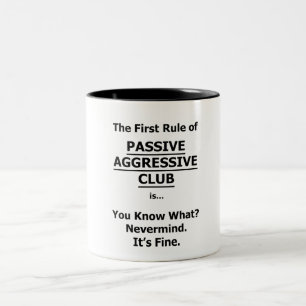 Tasse 2 Couleurs Club Aggressif Passif