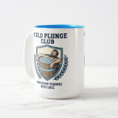 Tasse 2 Couleurs Club de Plongée Froid (Devant gauche)