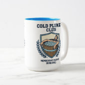 Tasse 2 Couleurs Club de Plongée Froid (Devant droit)
