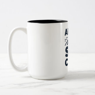 Tasse 2 Couleurs Club de ski après-ski Logo Montagne - Hiver person